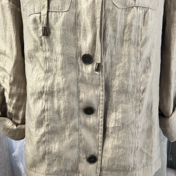 NOTATIONS gold metallic jacket - Picture 5 of 14